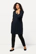 Criss Cross V-Neckline Swing Knit Tunic