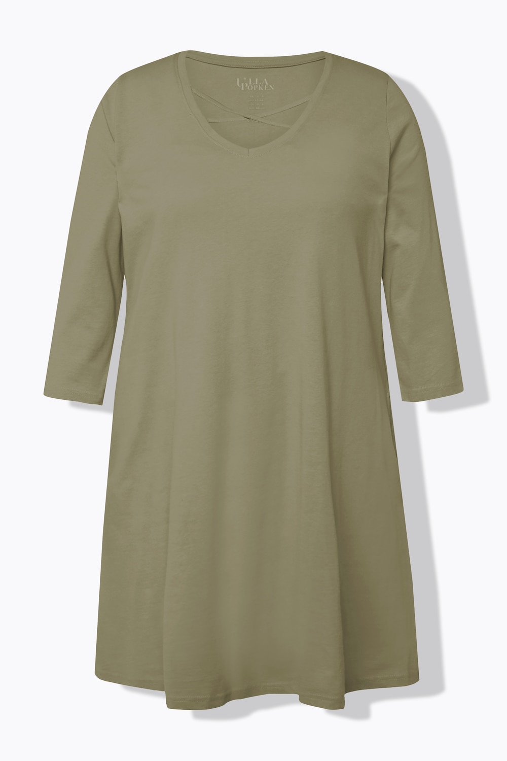 Große Größen Longshirt, Damen, grün, Größe: 50/52, Baumwolle, Ulla Popken