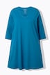 Criss Cross V-Neckline Swing Knit Tunic