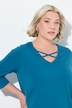 Criss Cross V-Neckline Swing Knit Tunic