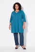 Criss Cross V-Neckline Swing Knit Tunic