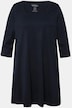 Square Neckline Knit Swing A-line Pocket Tunic