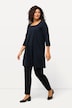 Square Neckline Knit Swing A-line Pocket Tunic