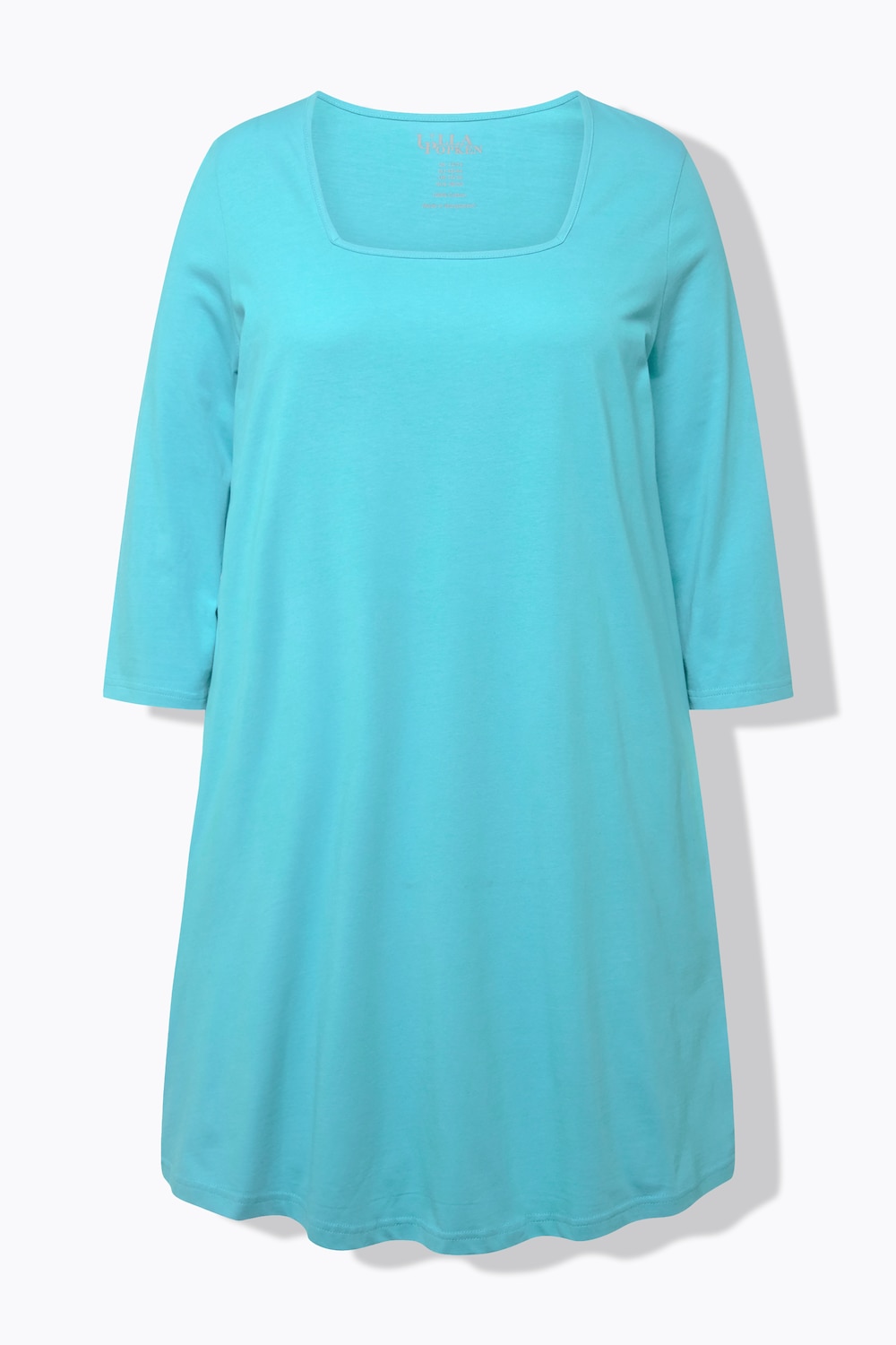 Große Größen Longshirt, Damen, türkis, Größe: 50/52, Baumwolle, Ulla Popken