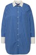 Oversize košilová halenka, pruhy, dlouhé rukávy