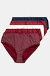 Slips midi, pack de 5, lunares/liso