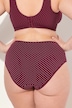 Slips midi, pack de 5, lunares/liso