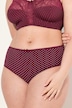 Slips midi, pack de 5, lunares/liso