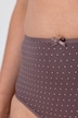 Midislips, 5er-Pack, Punkte/einfarbig