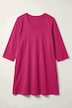 Longshirt, A-Linie, V-Ausschnitt, 3/4-Arm
