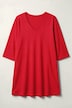 Longshirt, A-Linie, V-Ausschnitt, 3/4-Arm