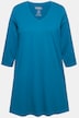 Longshirt, A-Linie, V-Ausschnitt, 3/4-Arm
