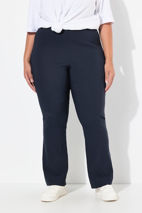 Pantalon thermique en tissu bengaline bien chaud, coupe Slim Fit avec ceinture élastique