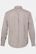 Hemd, Langarm, Leinenmix, Streifen, Buttondown-Kragen, Modern Fit, bis 8 XL