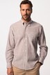 Hemd, Langarm, Leinenmix, Streifen, Buttondown-Kragen, Modern Fit, bis 8 XL