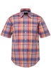 Kostkovaná košile, krátké rukávy, Kent límeček, Modern střih, do 8XL