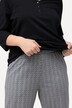 Pijama, picos, cuello en V, mangas 3/4