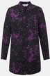 Galaxy Print Button-Down Blouse