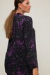 Galaxy Print Button-Down Blouse
