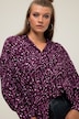Hemdbluse, oversized, Color Leo, Hemdkragen, Langarm