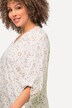 Bird Print 3/4 Sleeve Tunic Blouse