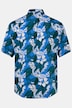 Chemise coupe Modern Fit. Manches courtes, col Kent et imprimé floral. Jusqu'au 8XL.