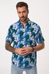 Chemise coupe Modern Fit. Manches courtes, col Kent et imprimé floral. Jusqu'au 8XL.