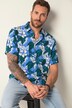 Chemise coupe Modern Fit. Manches courtes, col Kent et imprimé floral. Jusqu'au 8XL.