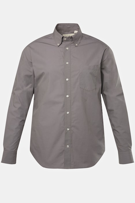 JP AWARE shirt, long-sleeved, button-down collar, GOTS-certified organic cotton