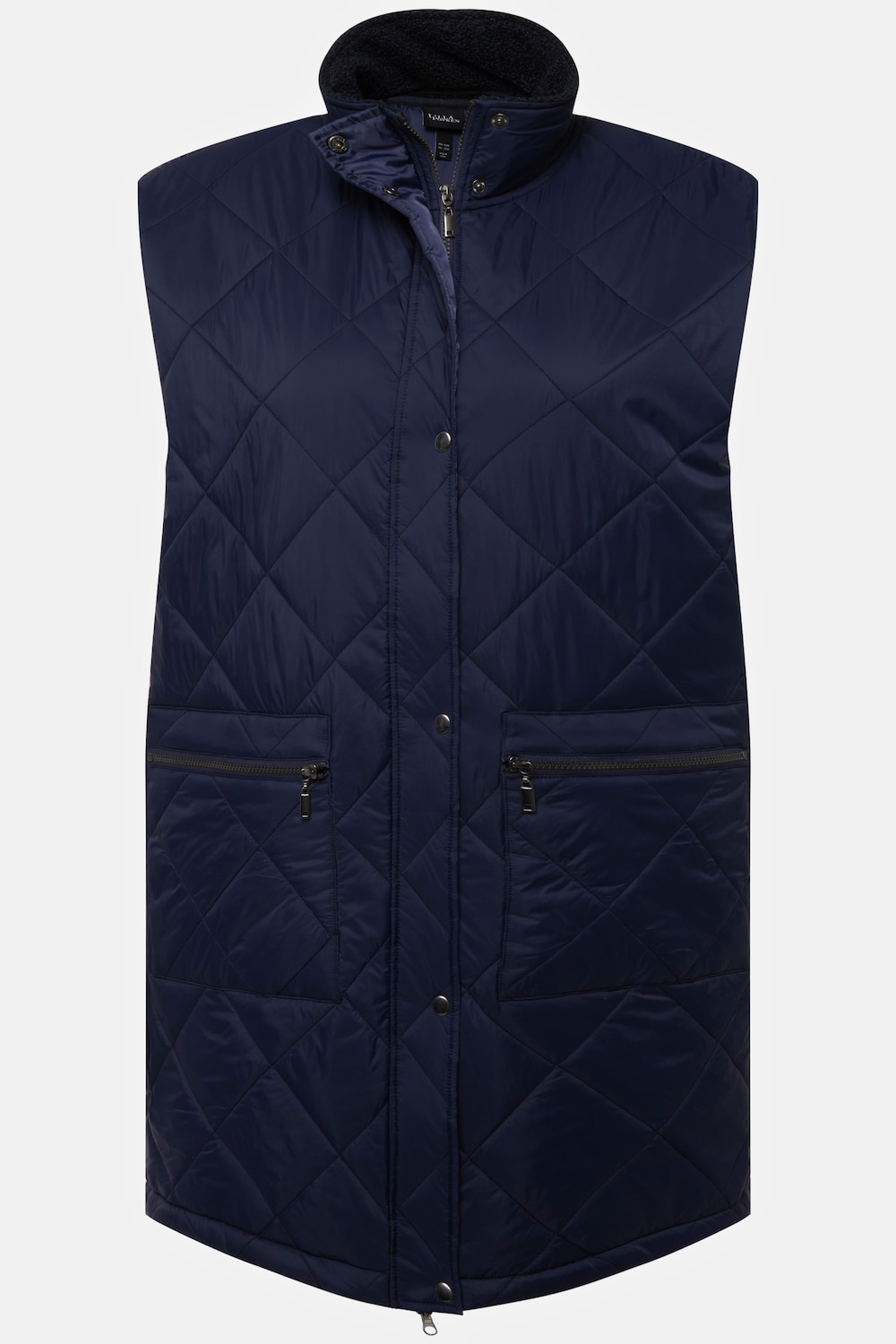 Stora storlekar Lång, Dam, blå, storlek: 42/44, Polyester/Syntetfibrer, Ulla Popken