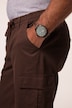Bermuda aspect lin. Poches cargo et taille élastique - jusqu'au 8XL