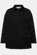 Hemdjacke, oversized, Utility-Style, Hemdkragen, 4 Taschen, Langarm, Unisex