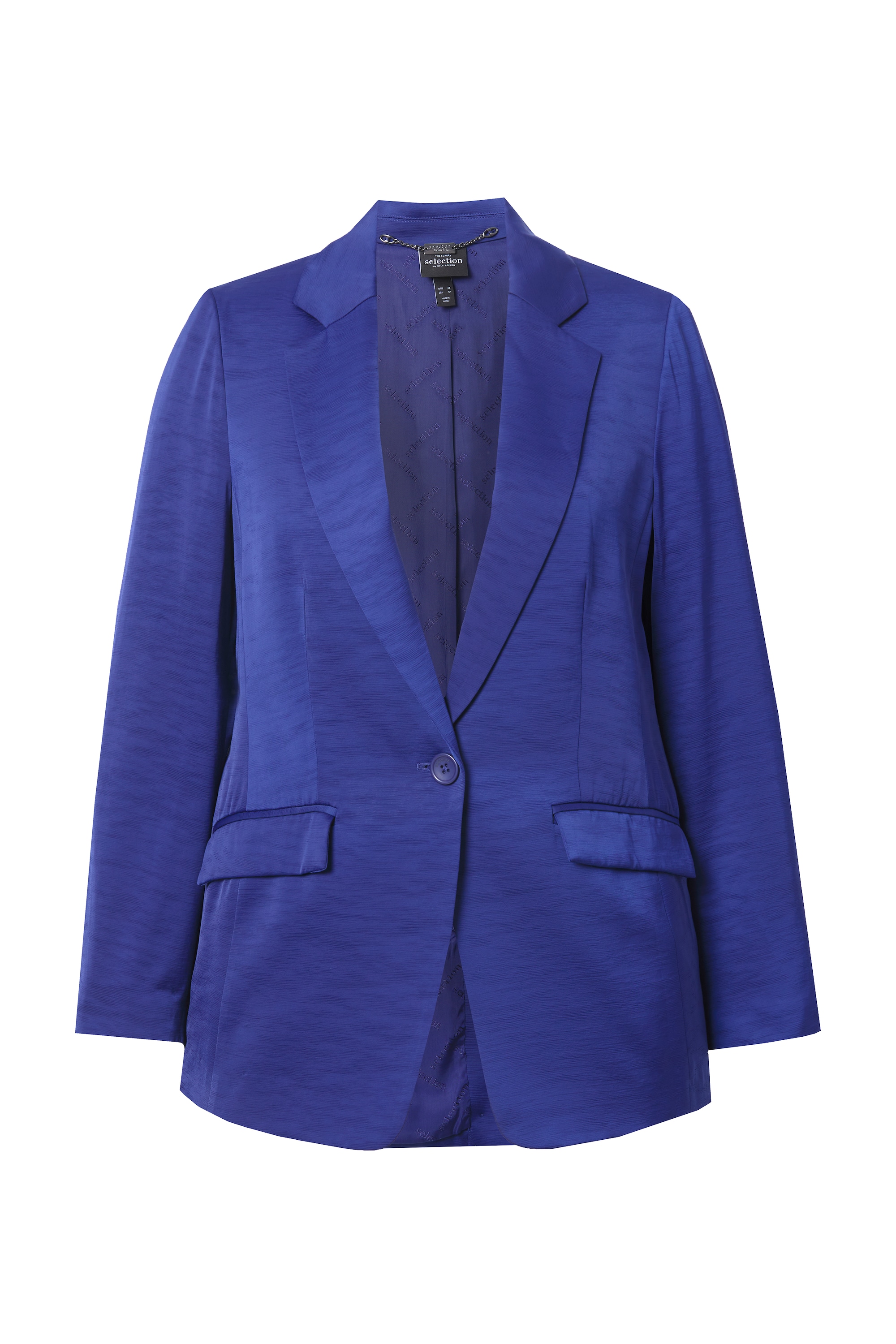 Ulla Popken Damen große Größen Blazer Struktur Reverskragen