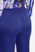 Pantalon, structuur, wijde pijpen, gedeeltelijk elastische tailleband