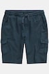 Bermuda en molleton. Délavage vintage, taille élastique et poches cargo - jusqu'au 8XL