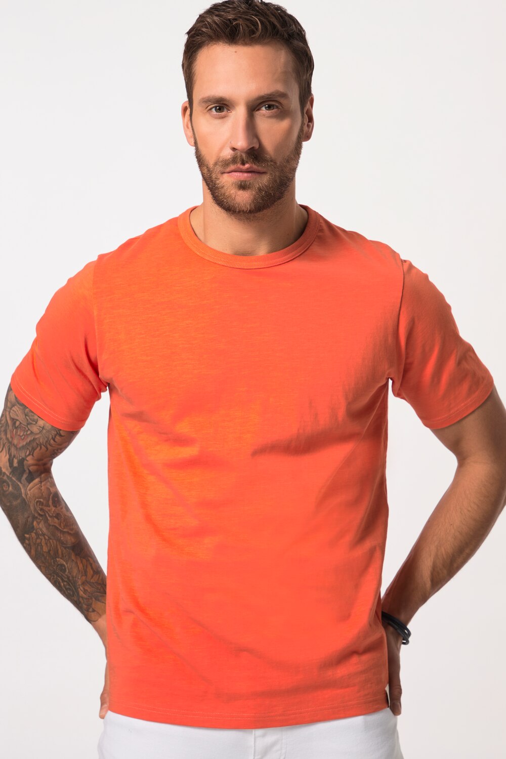 Große Größen JP AWARE T-Shirt, Herren, rot, Größe: 6XL, Baumwolle, JP-Aware