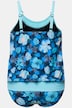 Tankini, blomster, myke kopper, justerbare stropper, resirkulert