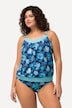 Tankini, blomster, myke kopper, justerbare stropper, resirkulert
