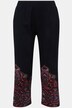 Jerseybyxa med paisleybård, raka ben och resårlinning