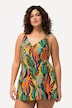 Badekleid, Dschungel, Softcups, Wickeloptik