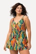 Badekleid, Dschungel, Softcups, Wickeloptik