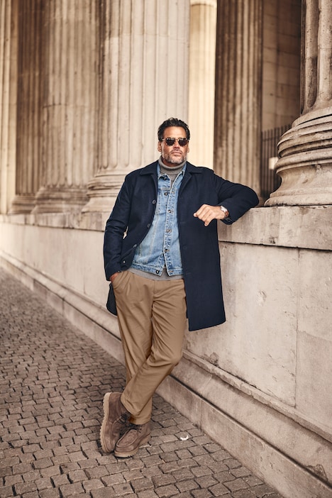 Chaqueta vaquera JP 1880, bolsillos en el pecho, tapeta de botones, hasta la talla 8 XL