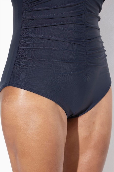 Ring Detail Ruched One Piece Swimsuit
