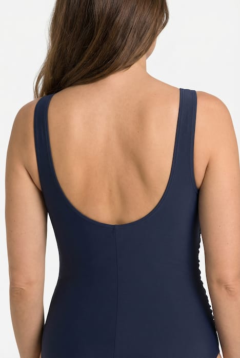 Ring Detail Ruched One Piece Swimsuit