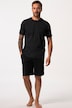 Schlafanzug, kurzer Zweiteiler, T-Shirt mit Print, Shorts, bis 8 XL