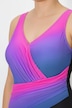 Ombre Wrap Look Swimsuit