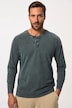 JP 1880 Langarm-Henley, Rundhals mit Knopfleiste, bis 8 XL
