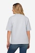 Oversized Striped Sweatshirt Stand Collar OEKO-TEX