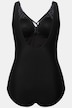 Striped Draped One Piece Swimsuit