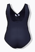 Badedragt, striber, drapering, softcups, genbrugsmateriale